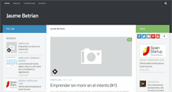 Desktop Screenshot of jaumebetrian.com