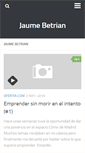Mobile Screenshot of jaumebetrian.com